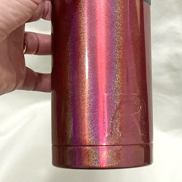 RTIC Lava Red Water Bottle 20oz Red Sparkle New Hot Cold Drinks Reuse - Picture 7 of 8